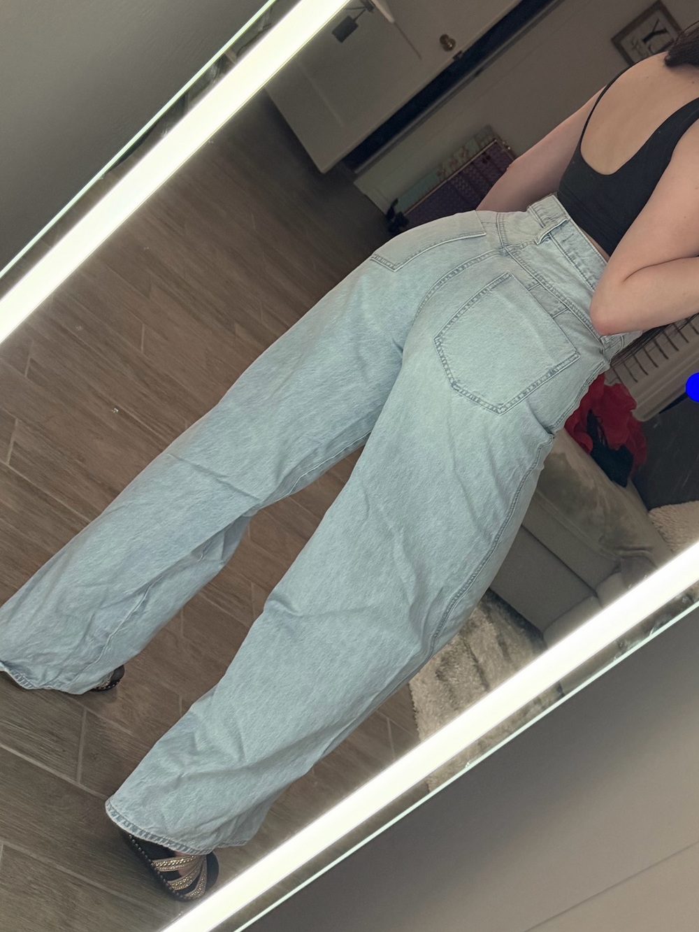 WE THE FREE CRVY GIA high rise wide leg jeans
